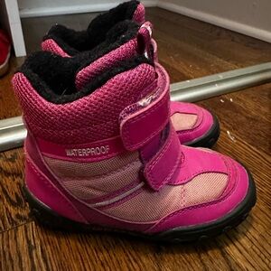 Geox Kids Pink Waterproof Boots